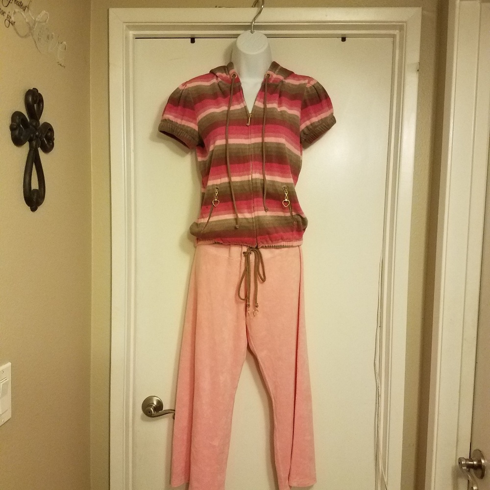 NWT Juicy Couture terry track outfit